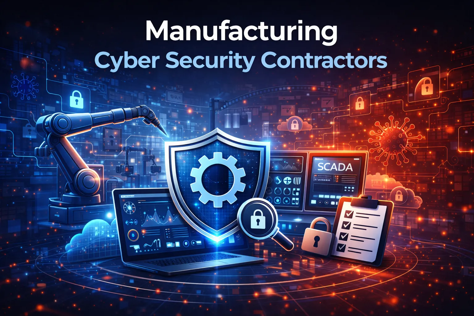 Manufacturing Cyber Security Contractors Graphic