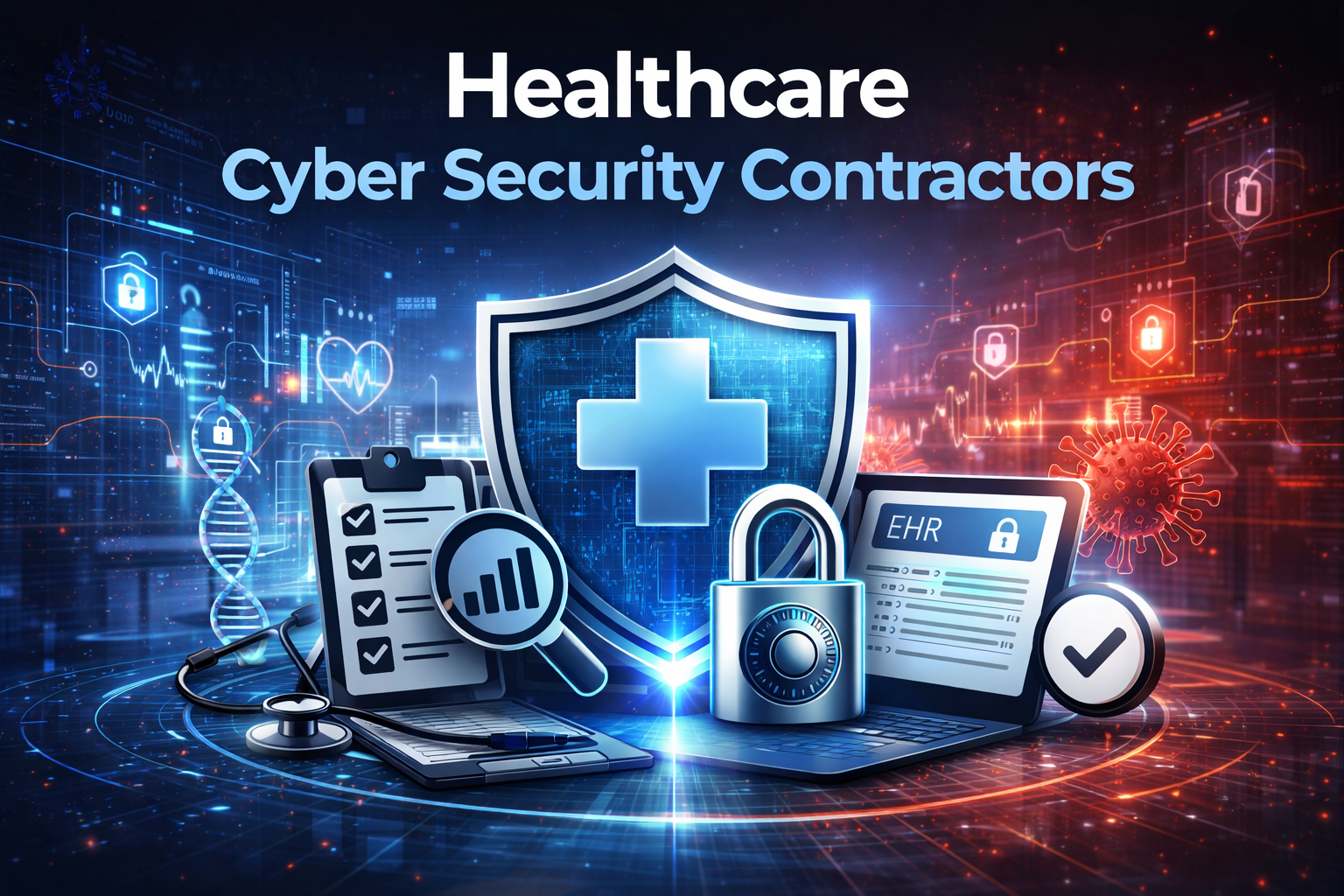 Healthcare Cyber Security Contractors Graphic Healthcare Cyber Security Contractors Graphic