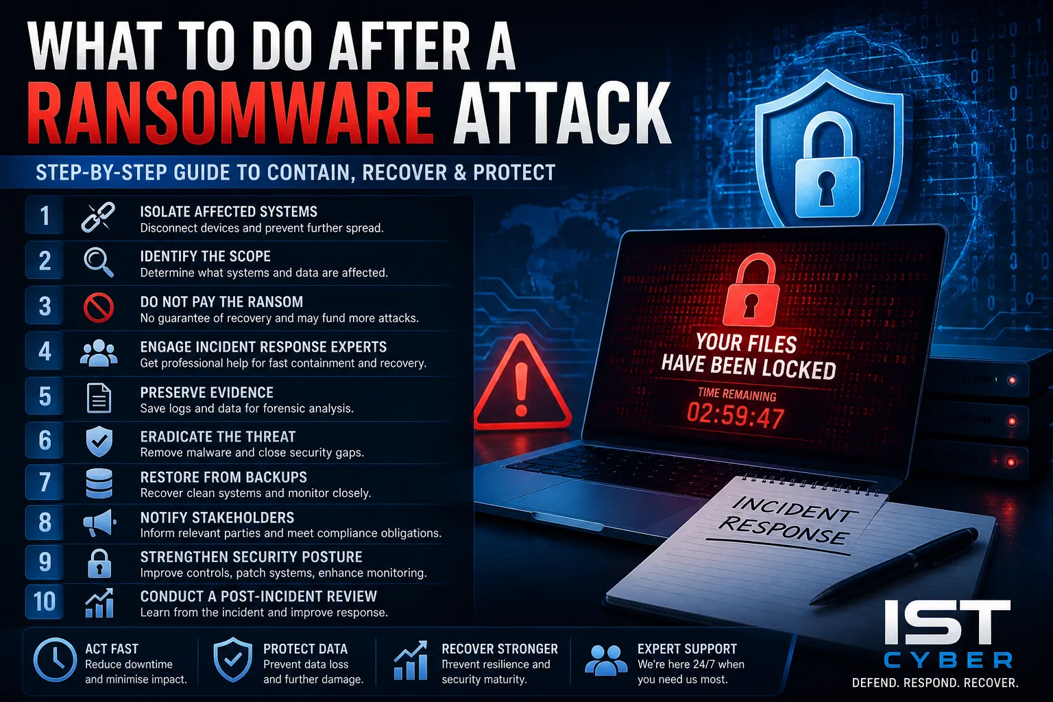 How to deal with a ransomware attack