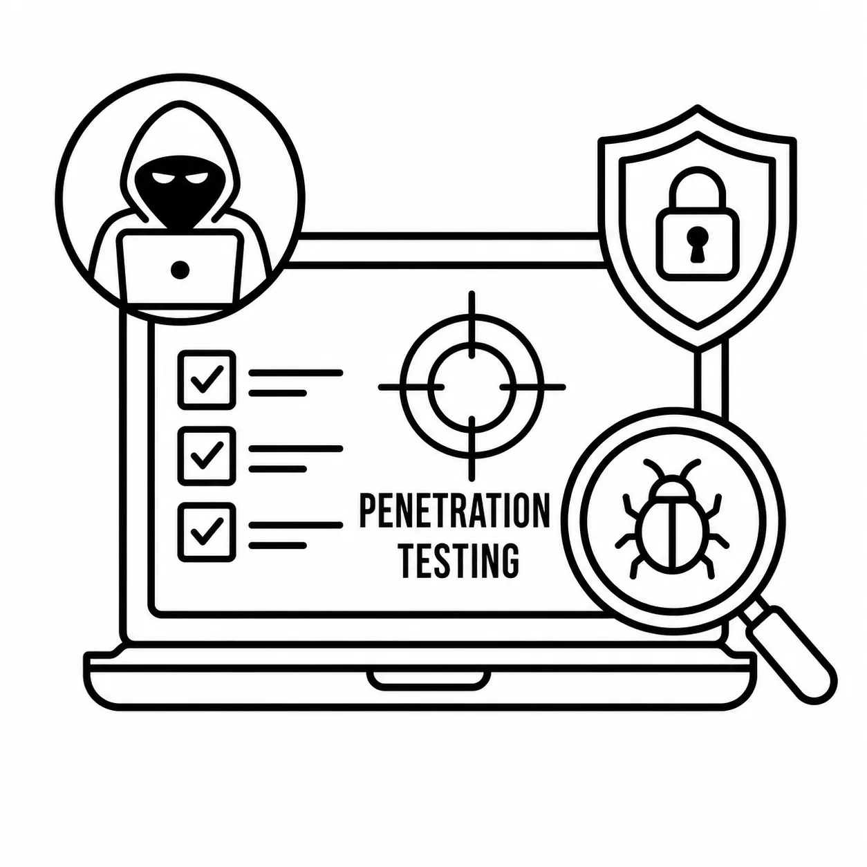 Penetration Testing Icon
