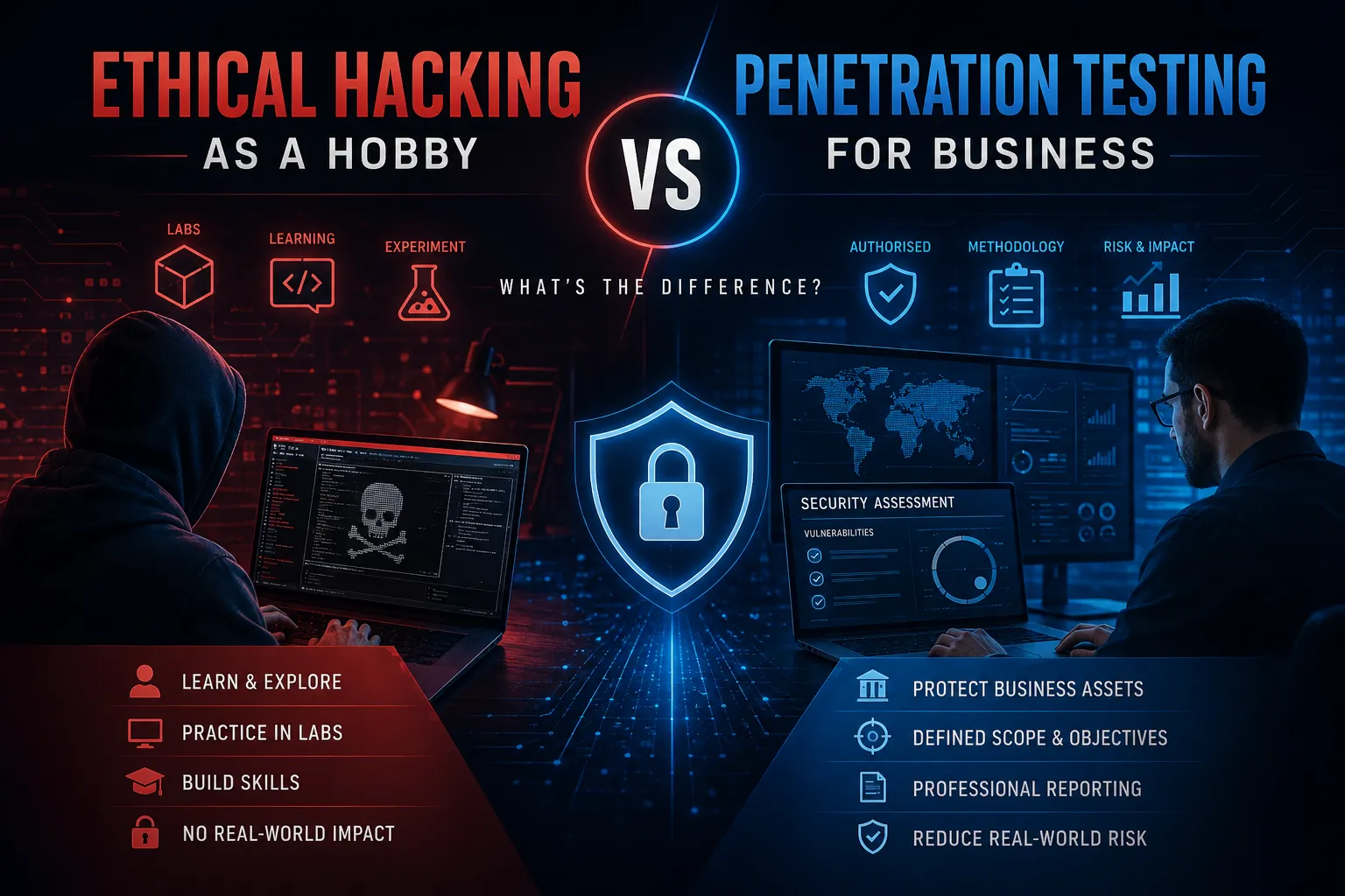 Ethical Hacking vs Penetration Testing